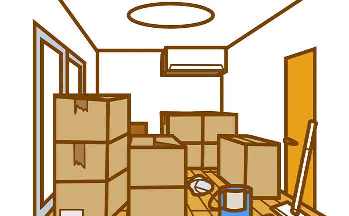 家の中の荷物・遺品が片付けられず手が付けられない